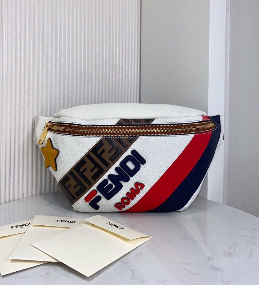 Fendi Grained Chest Bag/Waist Bag