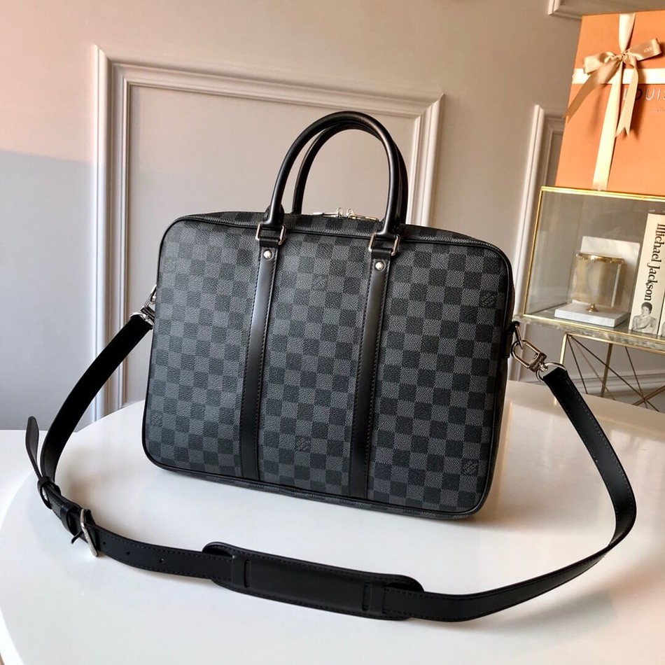 Louis Vuitton Porte Documents Voyage Men s Briefcase N41478