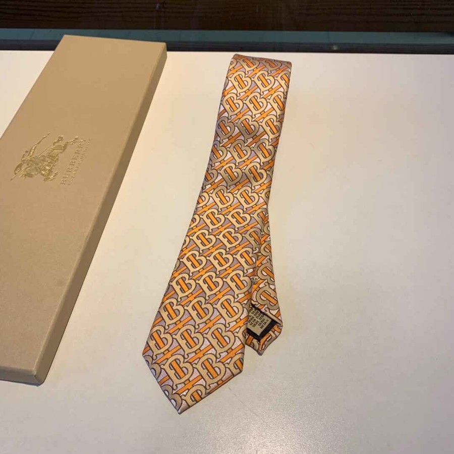 Burberry Jacquard silk TB logo tie