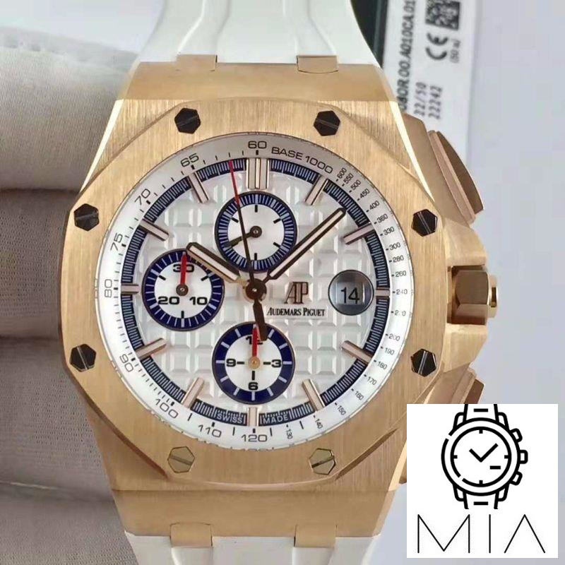 Audemars Piguet Royal Oak Offshore 50 Byblos Saint-Tropez 26408OR.OO.A010CA.01.99 JF Factory V2 White Dial
