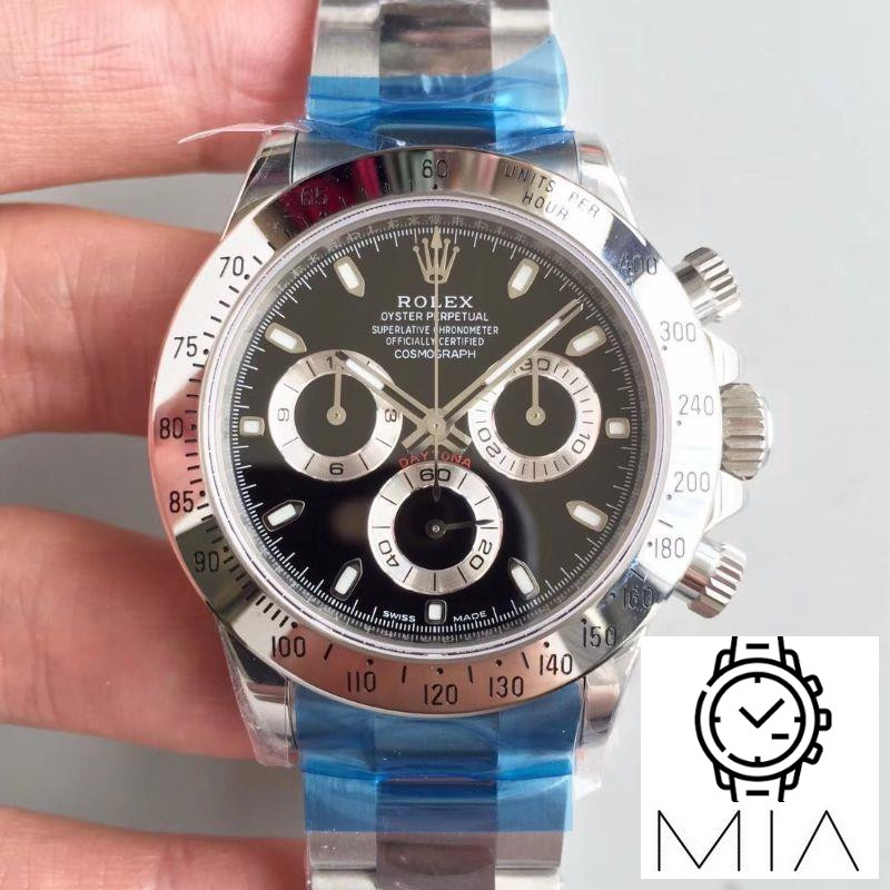 Rolex Daytona Cosmograph 116520 Noob Factory Black Dial
