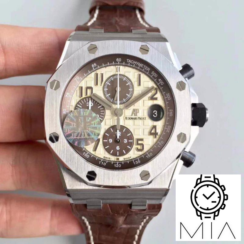 Audemars Piguet Royal Oak Offshore 26470ST.OO.A801CR.01 JF Factory V2 Beige Dial