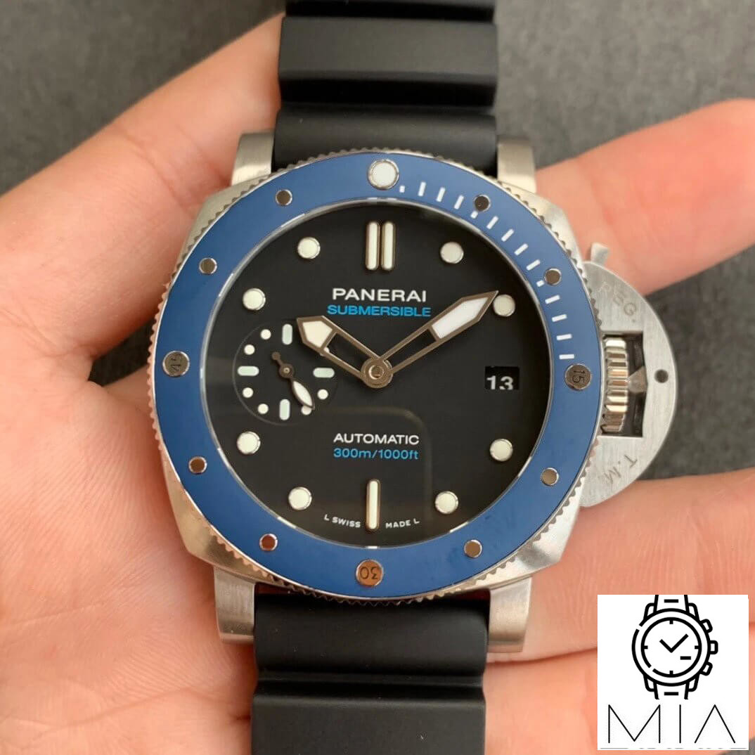 Panerai Submersible PAM01209 VS Factory Black Strap