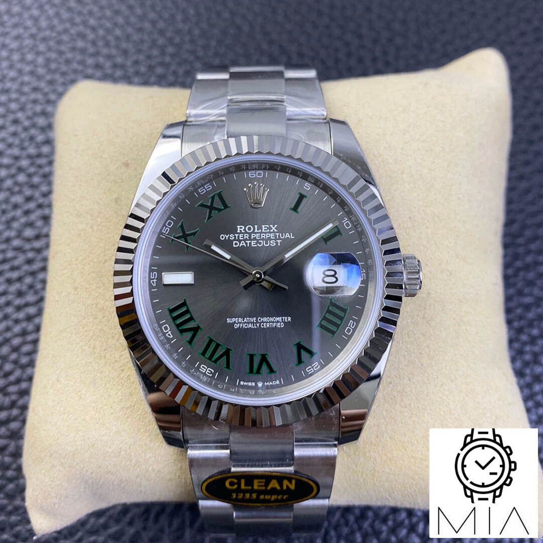 Rolex Datejust M126334-0021 Clean Factory Grey Strap