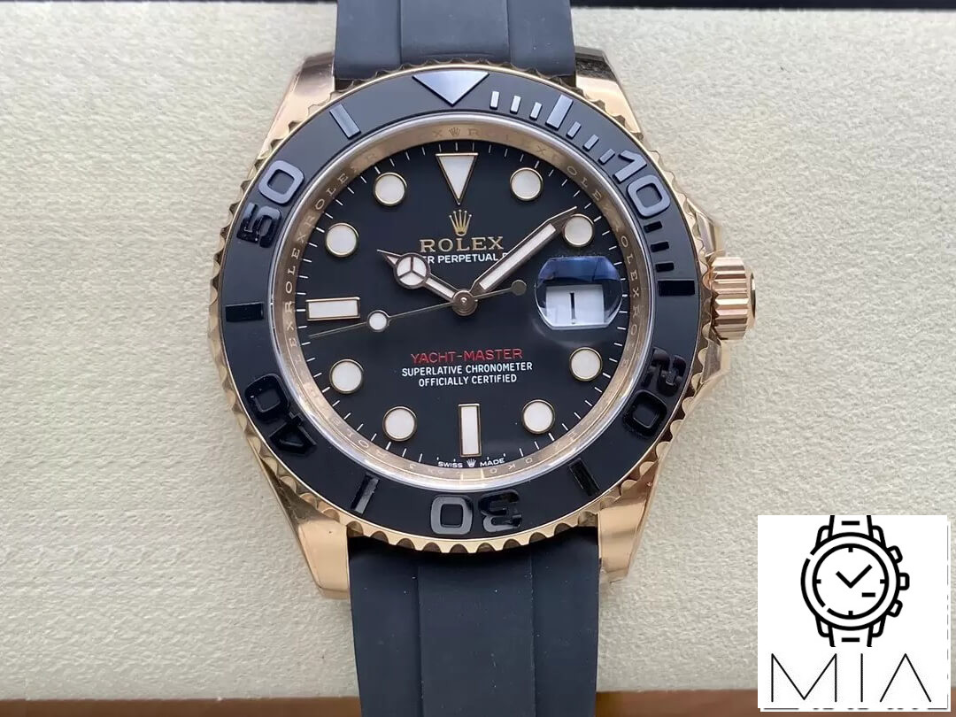 Rolex Yacht Master M126655-0002 Clean Factory Rubber Strap