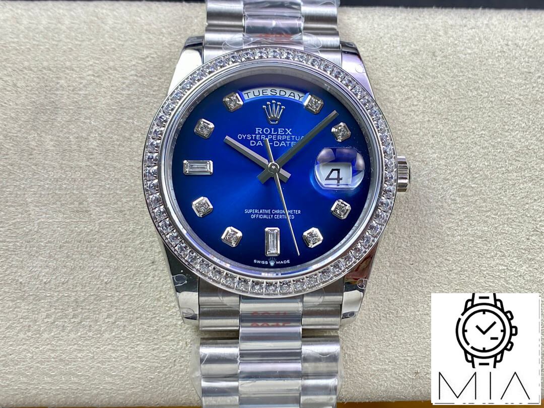 Rolex Day Date M128396TBR-0008 36MM GM Factory Diamond-Set Bezel
