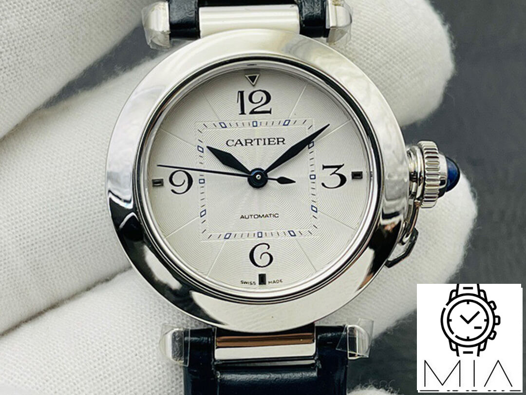 Cartier Pasha WSPA0012 35MM BV Factory Silver Bezel White Dial