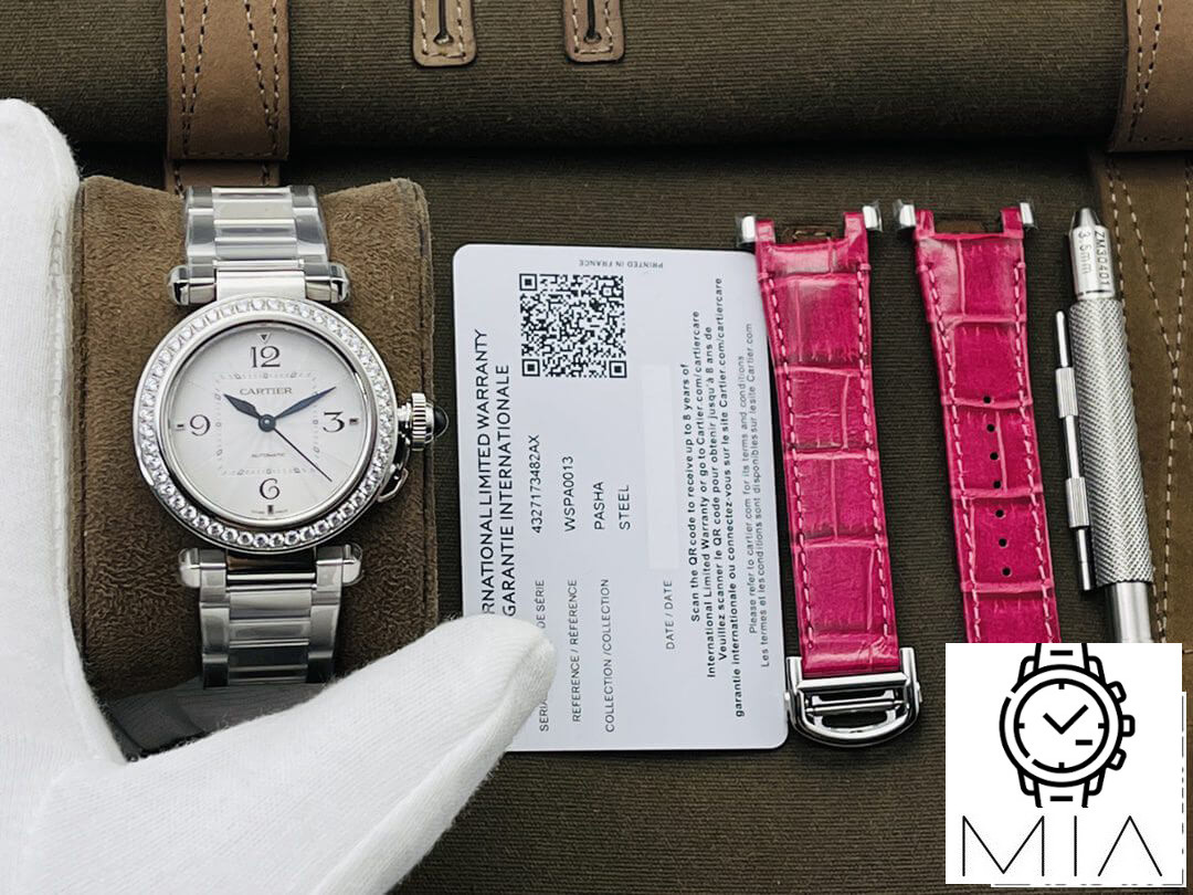 Cartier Pasha 35MM BV Factory Silver Stainless Steel