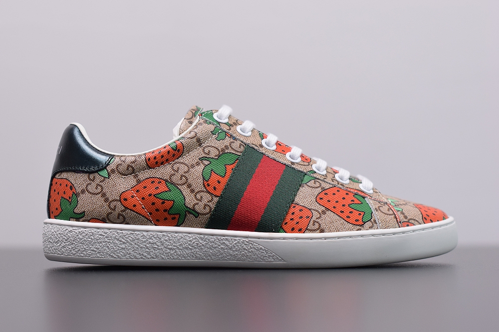 Gucci Stawberry Tennis 1977 Sneaker Cowide Sneaker(With Video)